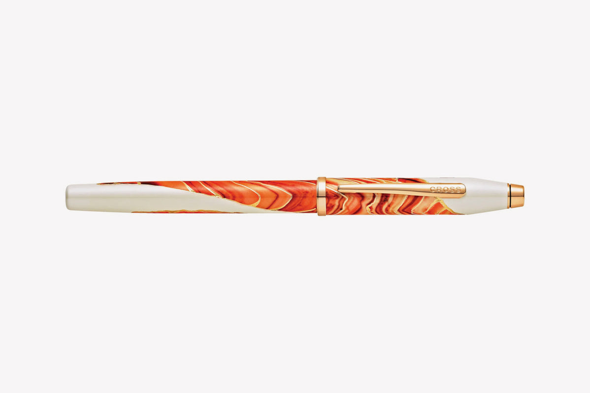 Penna A Sfera CROSS Wanderlust Edizione Everest - Design Con Intarsi Cromati, Regalo Di Lusso In Confezione