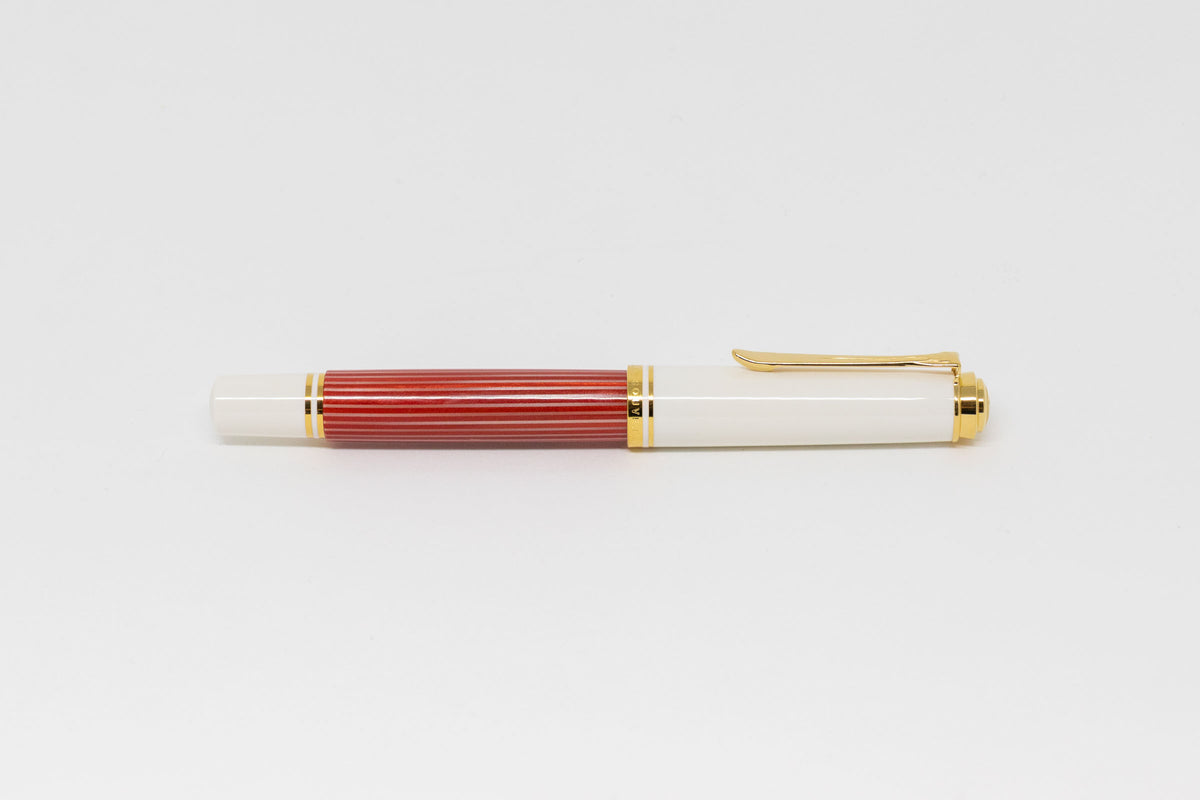 PELIKAN Souverän M600 Fountain Pen - Red/White – Phidon Pens