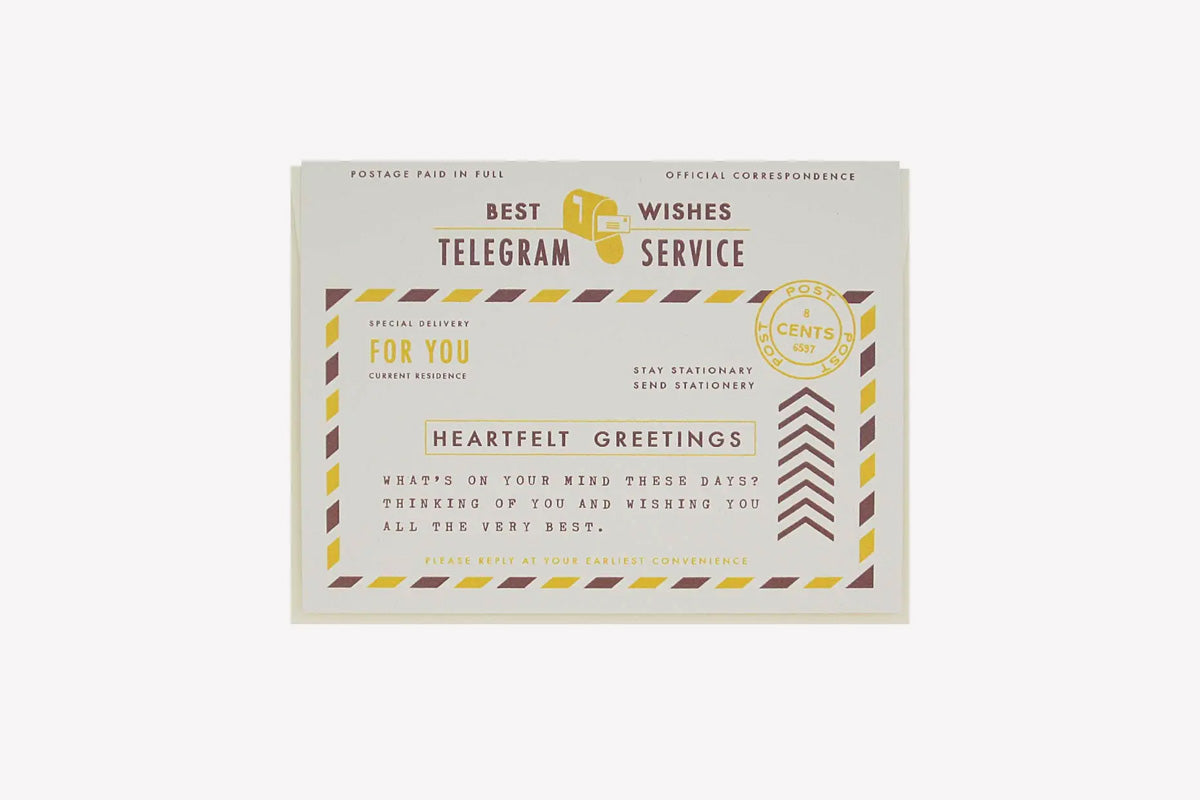 THE REGIONAL ASSEMBLY OF TEXT Greeting Card - Heartfelt Telegram ...