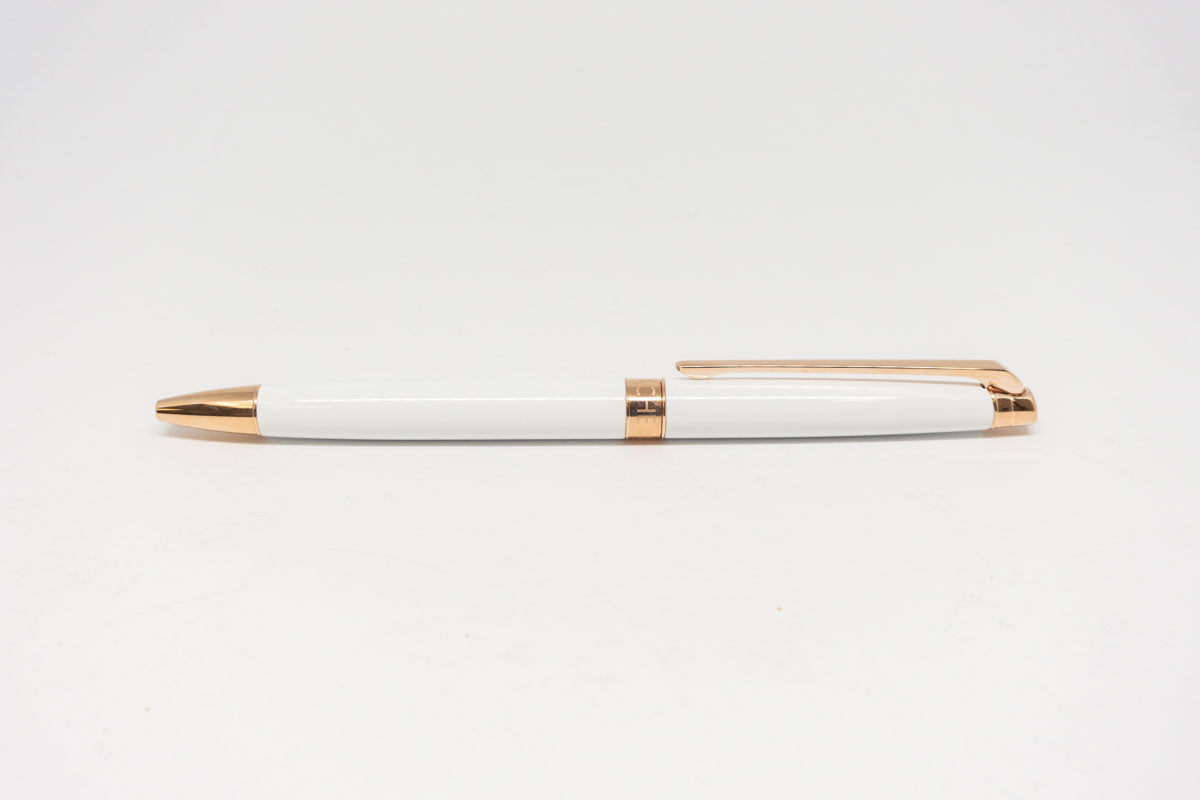 CARAN D'ACHE Léman Slim Ballpoint Pen - White Rose-Gold – Phidon Pens