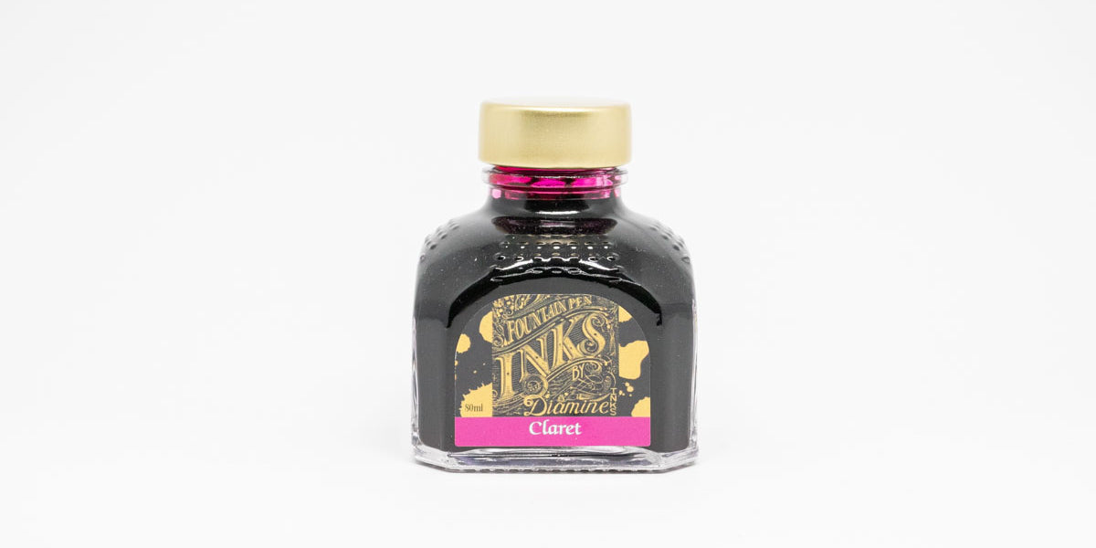 DIAMINE Bottled Fountain Pen Ink Claret – Phidon Pens