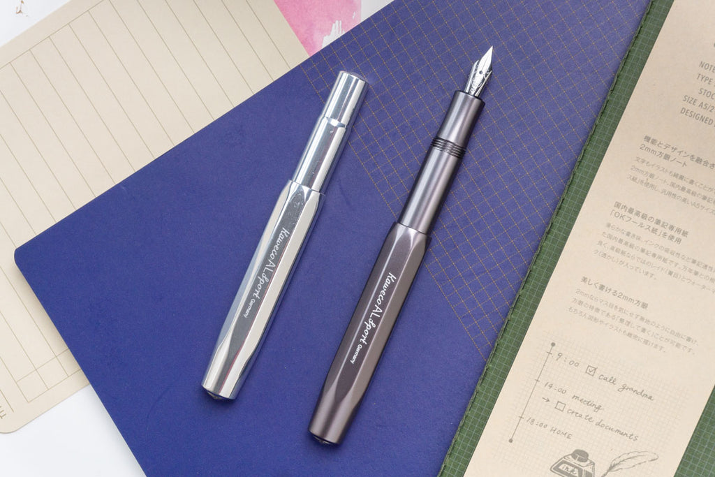 KAWECO AL-Sport Fountain Pen - Raw Aluminum – Phidon Pens