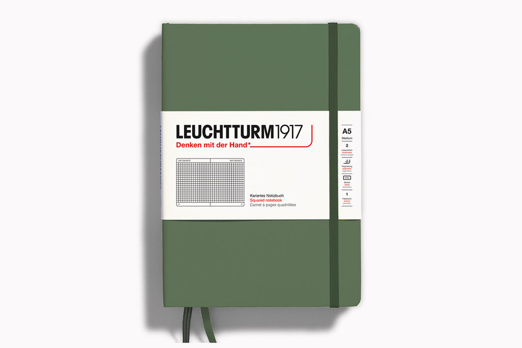 LEUCHTTURM1917 370486 Weekly Calendar/Notebook Medium (A5) 2025, Port Red, German LEUCHTTURM1917 370486 Weekly Calendar/Notebook Medium (A5) 2025, Port Red, German