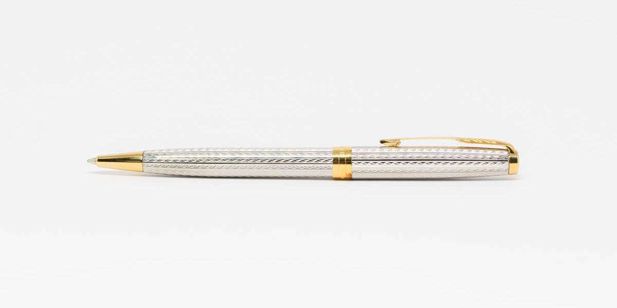 PARKER Sonnet Ballpoint Pen - Mistral with Gold Trim – Phidon Pens