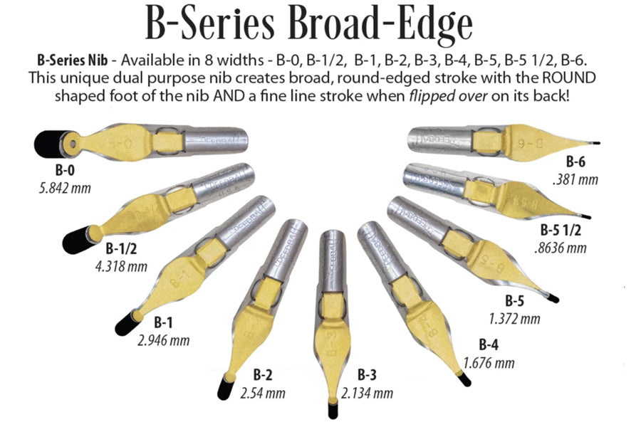 SPEEDBALL B-series Calligraphy Nib – Phidon Pens